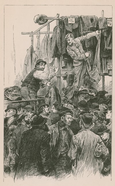 Comerciantes rivales en Petticoat Lane de English School