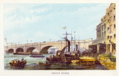 Río Támesis: Puente de Londres de English School