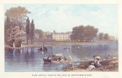 Río Támesis: Casa Sion, residencia del Duque de Northumberland de English School