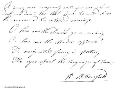 Robert Bloomfield de English School