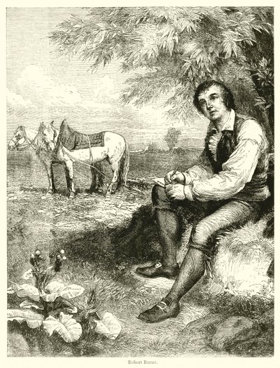 Robert Burns (grabado) de English School