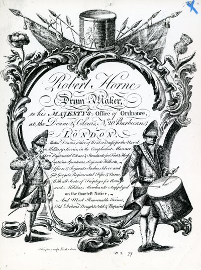 Robert Horne, Fabricante de Tambores de English School