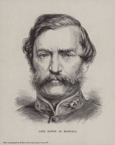 Robert Napier, 1er Barón Napier de Magdala, general británico de English School