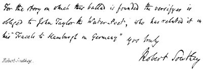 Robert Southey de English School