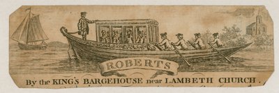Roberts, cerca de la Casa de Botes del Rey junto a la Iglesia de Lambeth de English School
