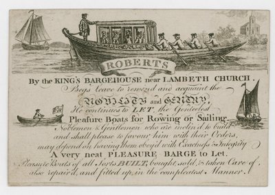 Roberts, tarjeta comercial de English School