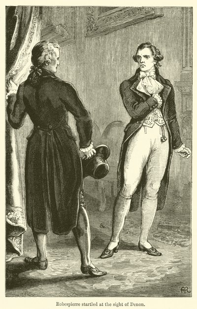 Robespierre sorprendido al ver a Denon de English School
