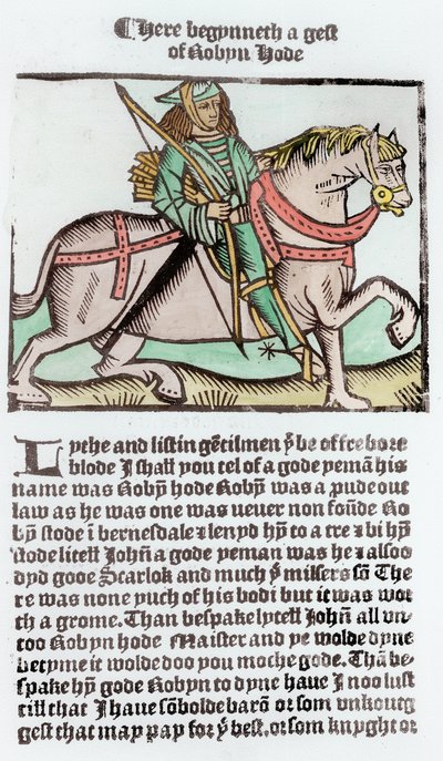 Robin Hood (coloración posterior) de English School