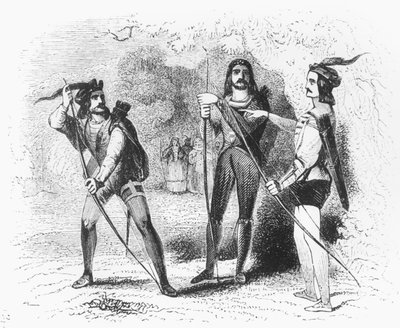 Robin Hood, Scarlet y John de English School