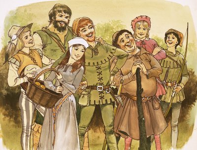 Robin Hood y sus alegres compañeros de English School