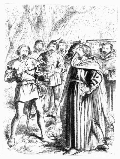 Robin Hood y el Rey Ricardo I (1157-99) de English School