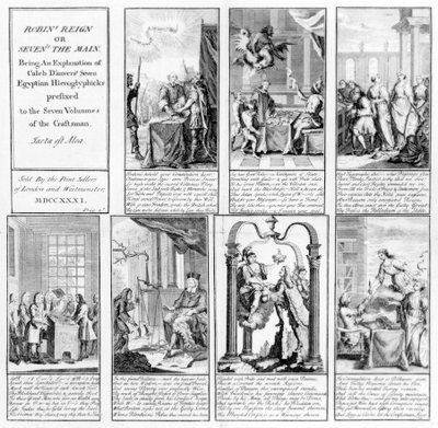 El Reinado de Robins, o Siete es el Principal, 1731 de English School