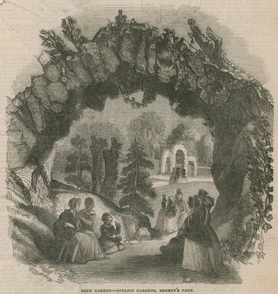 Jardín de rocas en los Jardines Botánicos de English School
