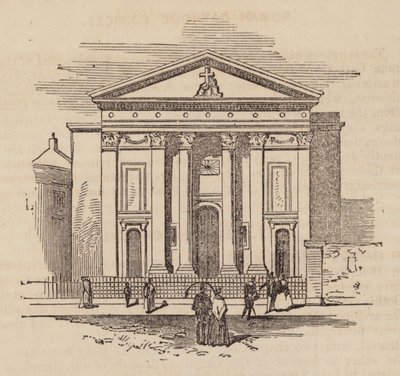Capillas católicas romanas (grabado) de English School