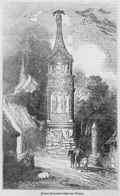 Monumento romano en Igel, cerca de Tréveris de English School