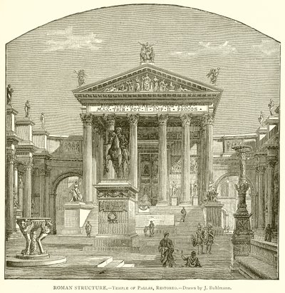 Estructura romana.--Templo de Palas, restaurado de English School