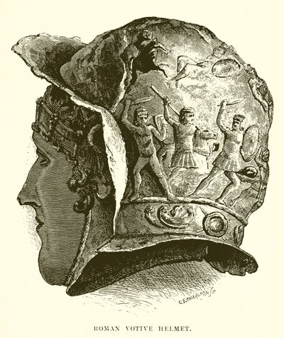Casco votivo romano de English School