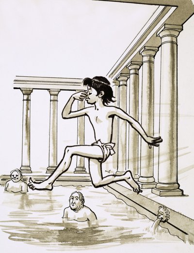 Baños romanos de English School