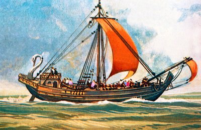 Barco de carga romano de English School