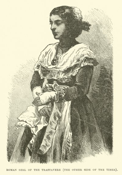 Chica romana del Trastévere, al otro lado del Tíber de English School