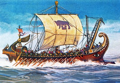 Buque de guerra romano de English School