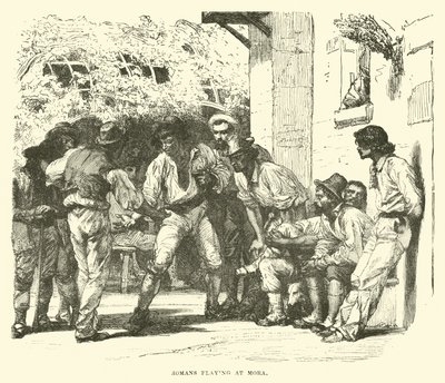 Romanos jugando a Mora de English School