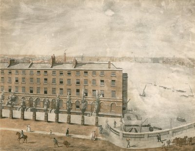 Vista desde la azotea de Londres y el Río Támesis de English School