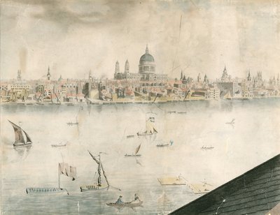 Vista desde la azotea de la Catedral de San Pablo, Londres, y el Río Támesis de English School