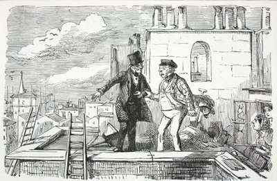 Tejados, ilustración de Punch de English School