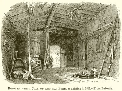 Habitación en la que Nació Juana de Arco, Existente en 1812 de English School