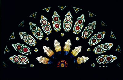 Ventana rosa, siglo XVI de English School