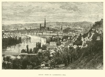Rouen desde la Colina de Santa Catalina de English School
