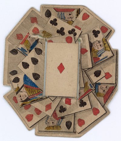 Rondel de cartas de juego de English School