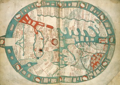 Mapa mundial grande Royal 14 C IX ff.1v-2, de 