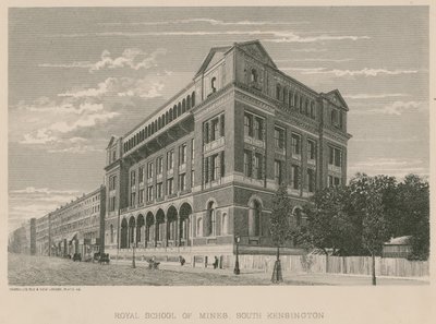 Escuela Real de Minas, South Kensington, Londres de English School
