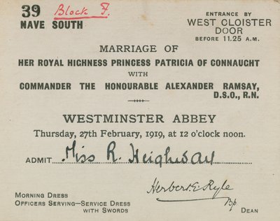 Invitación a la boda real de English School