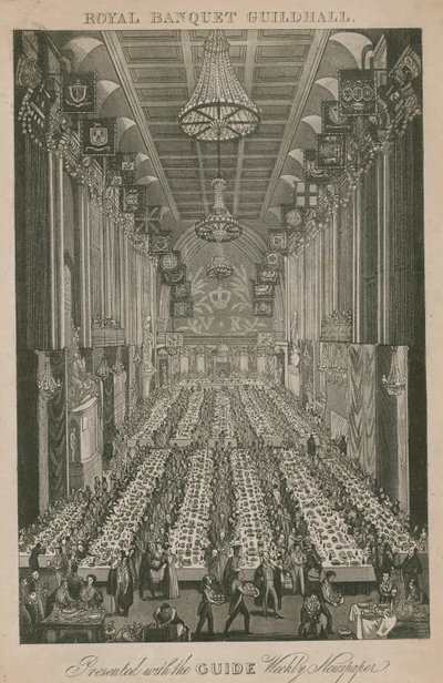 Banquete Real, Guildhall, Londres de English School