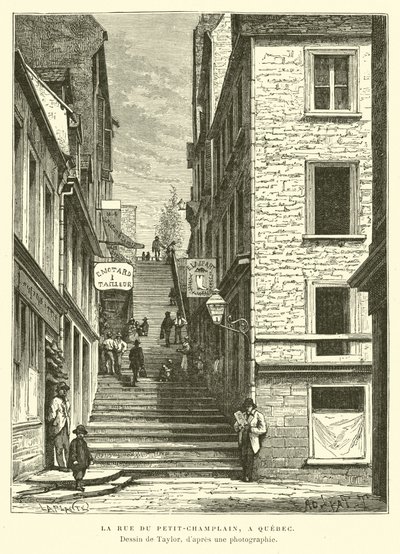 Rue du Petit-Chaplain, Ciudad de Quebec, Canadá de English School