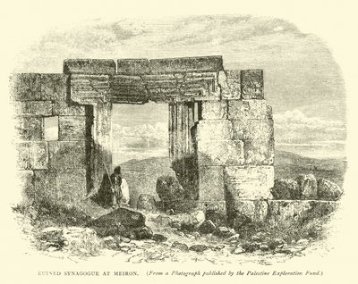 Sinagoga en ruinas en Meirón de English School