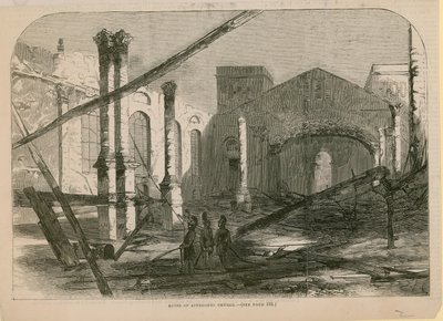 Ruinas de la iglesia de Limehouse de English School