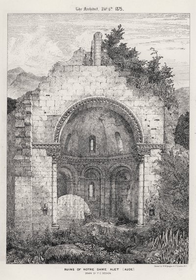 Ruinas de Notre Dame Alet, Aude de English School