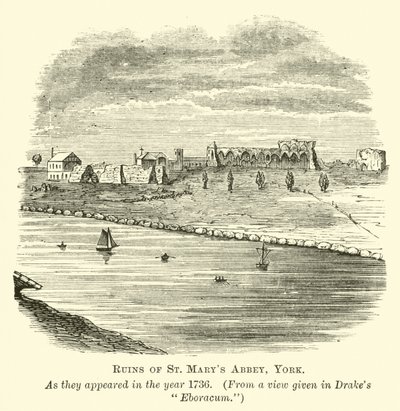 Ruinas de la Abadía de Santa María, York de English School