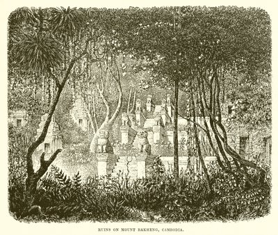 Ruinas en el monte Bakheng, Camboya de English School