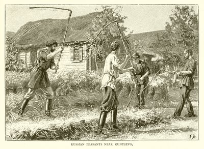 Campesinos rusos cerca de Kuntsevo de English School