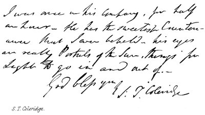 S. T. Coleridge de English School