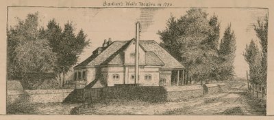 Teatro Saddlers Wells en 1790 de English School