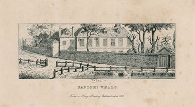 Sadlers Wells, antes de ser reemplazado por la Casa de Música y el Spa de English School