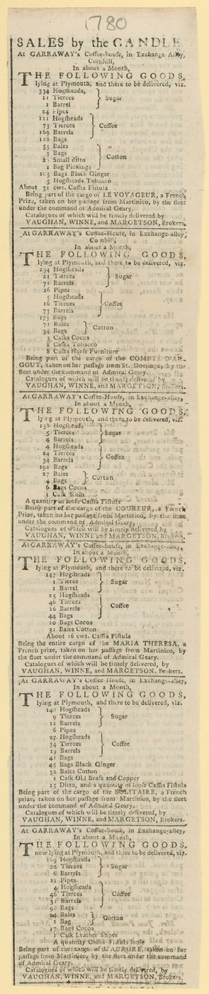 Ventas por la vela de English School