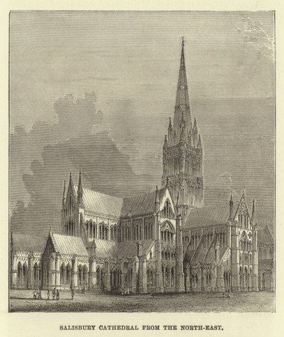 Catedral de Salisbury desde el noreste de English School