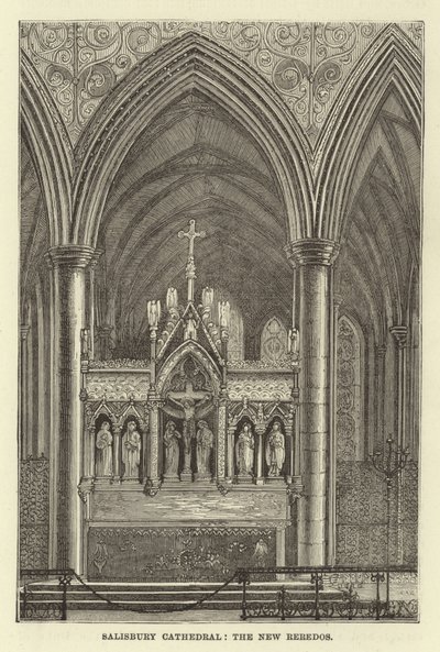 Catedral de Salisbury, el nuevo retablo de English School